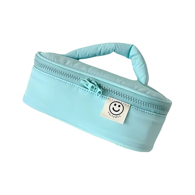 ALOENEY Polyester Portable Travel Storage Bag Women's Rose Red/Lake Blue/Taro Purple/Yellow Green-6