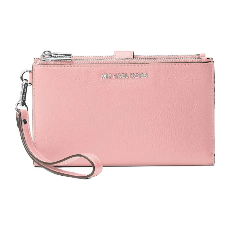 MICHAEL KORS Adele Leather Wallet Women's Rose Pink-0