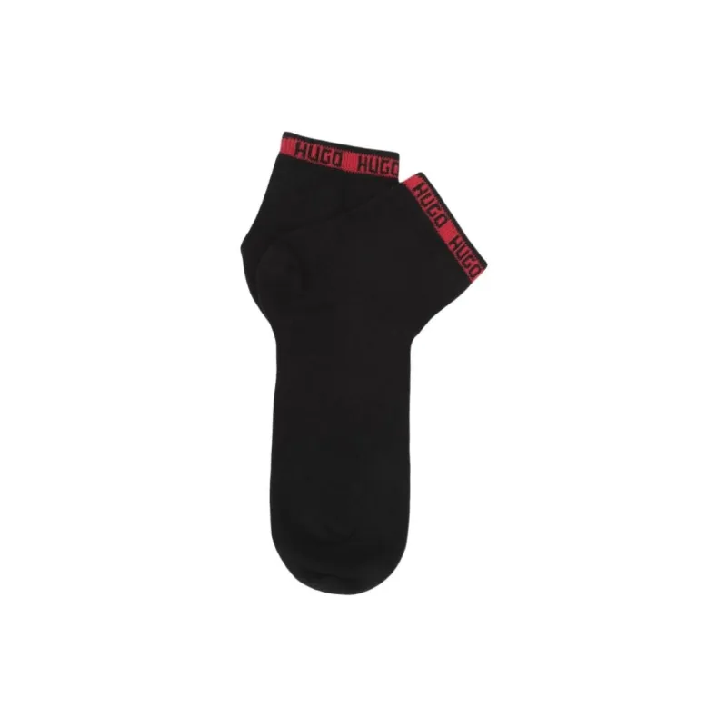HUGO BOSS Ankle Socks Men's 2 Pack Black-1