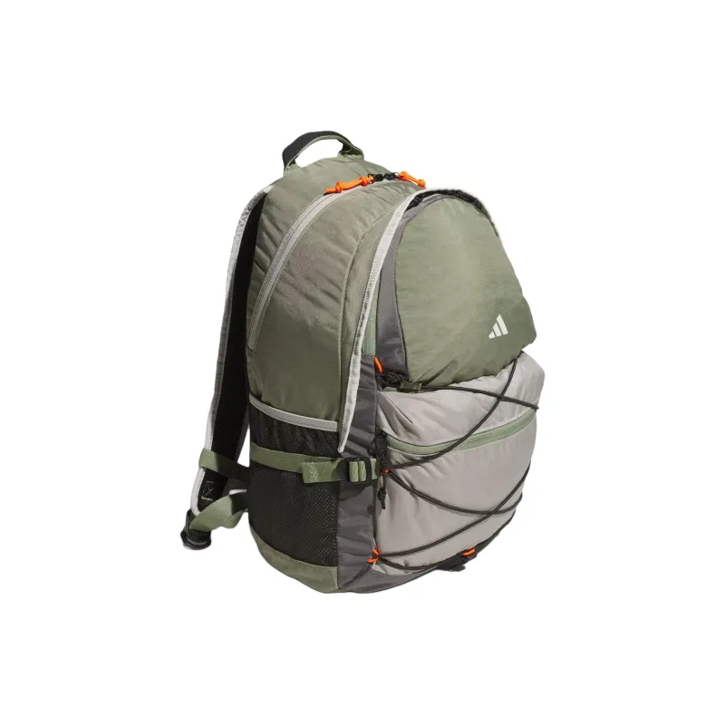 Adidas Polyamide Backpack Regular Unisex Tent Green & Gray & Metallic Gray-2