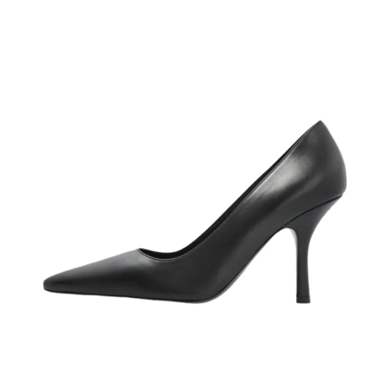 Burberry Dame Slim Heel High Heels 10cm Women's Black-0