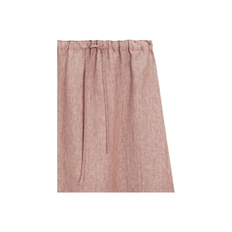 Massimo Dutti Casual Long Skirt Women's Pink-3