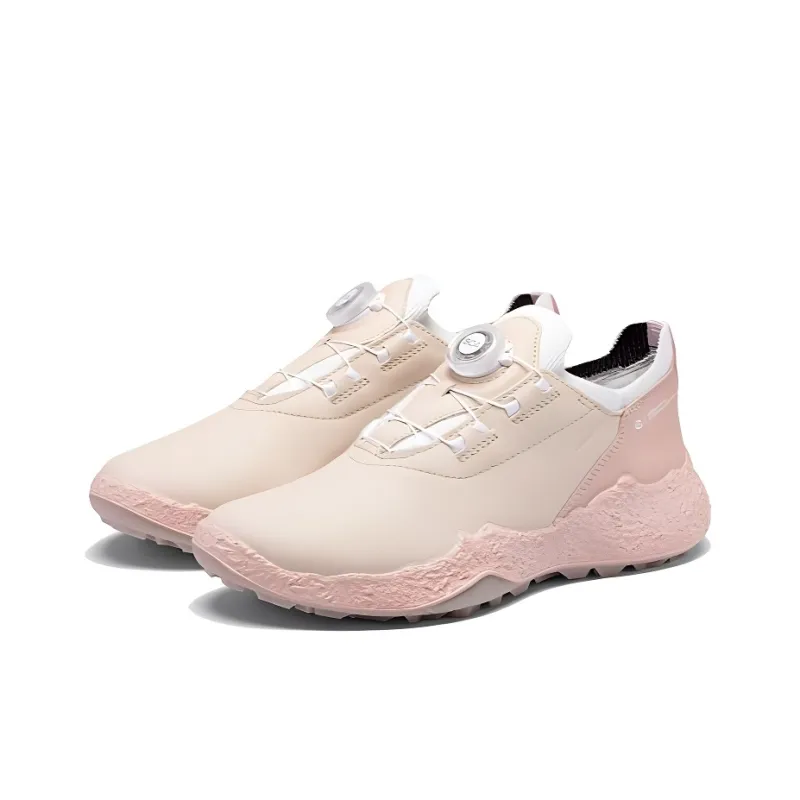 Ecco Walking BIOM H5 Low Top Golf Shoes Women's Pink-1