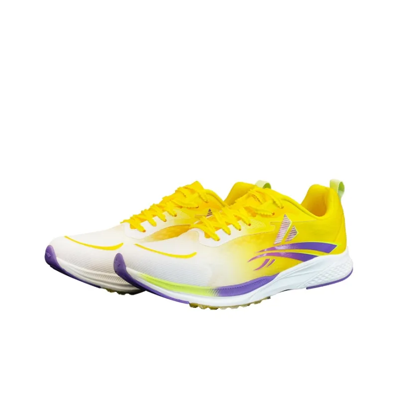 Volanti Abrasion Resistant Shock Absorbers Slip Resistant Rebound Balance Low Top Casual Running Shoes Unisex Yellow-1