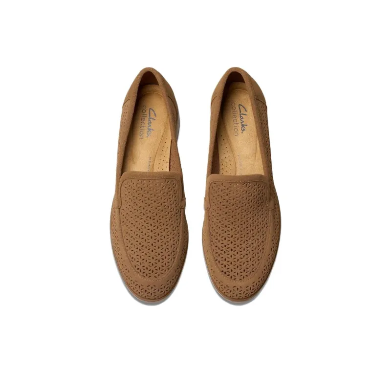 Clarks Trish Cove Casual Single Shoes 2.5cm Women's Dark Sand-4