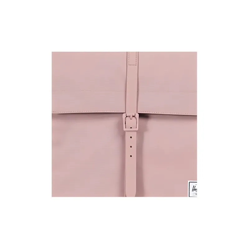 Herschel Leather Laptop Bag Commute Backpack Medium Size City Gray Rose-4