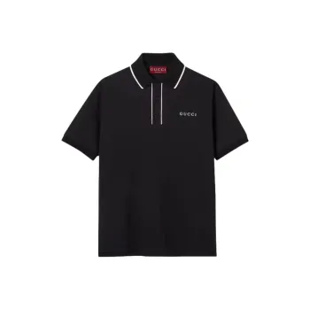 GUCCI Polo Shirts Men Black