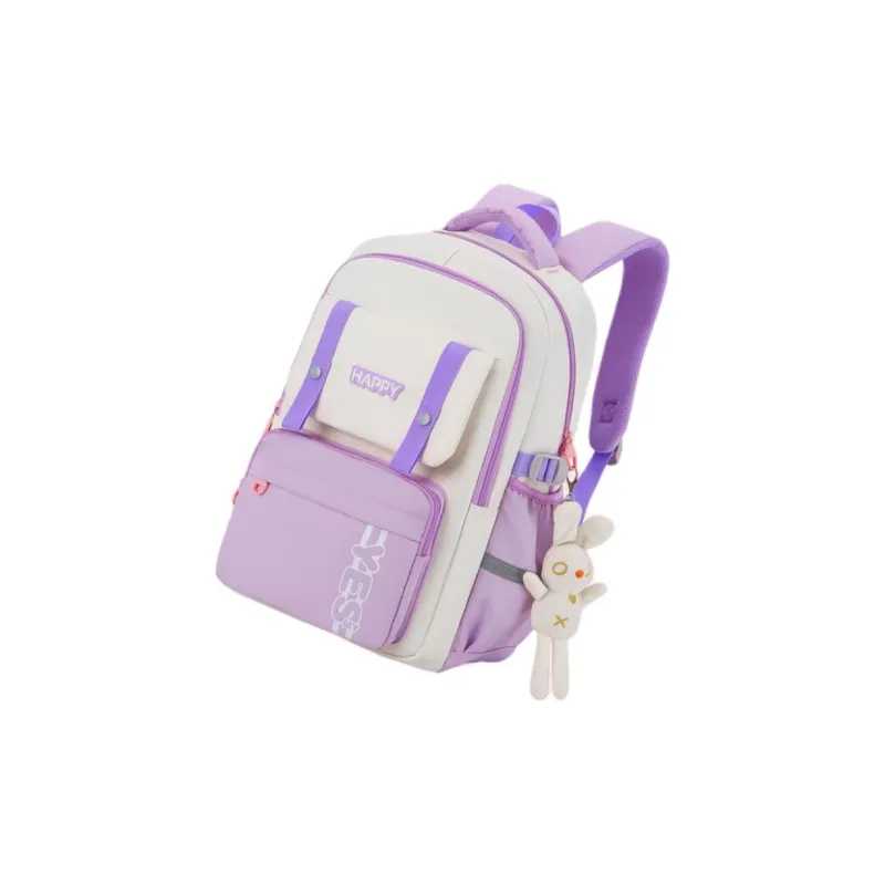 Deli Bear Water Resistant And Wear Resistant Fabric Backpack Unisex Multicolor-6