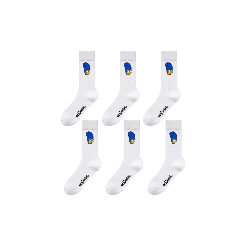 The Simpsons Knee High Socks Unisex 6 Pack-8