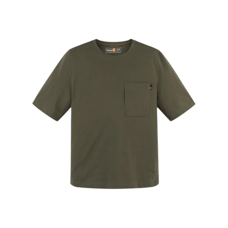 Timberland SS25 T Shirt Men's Army Green-0