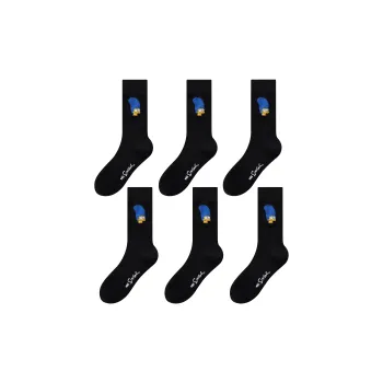 The Simpsons Mid Calf Socks Unisex 6 Pack