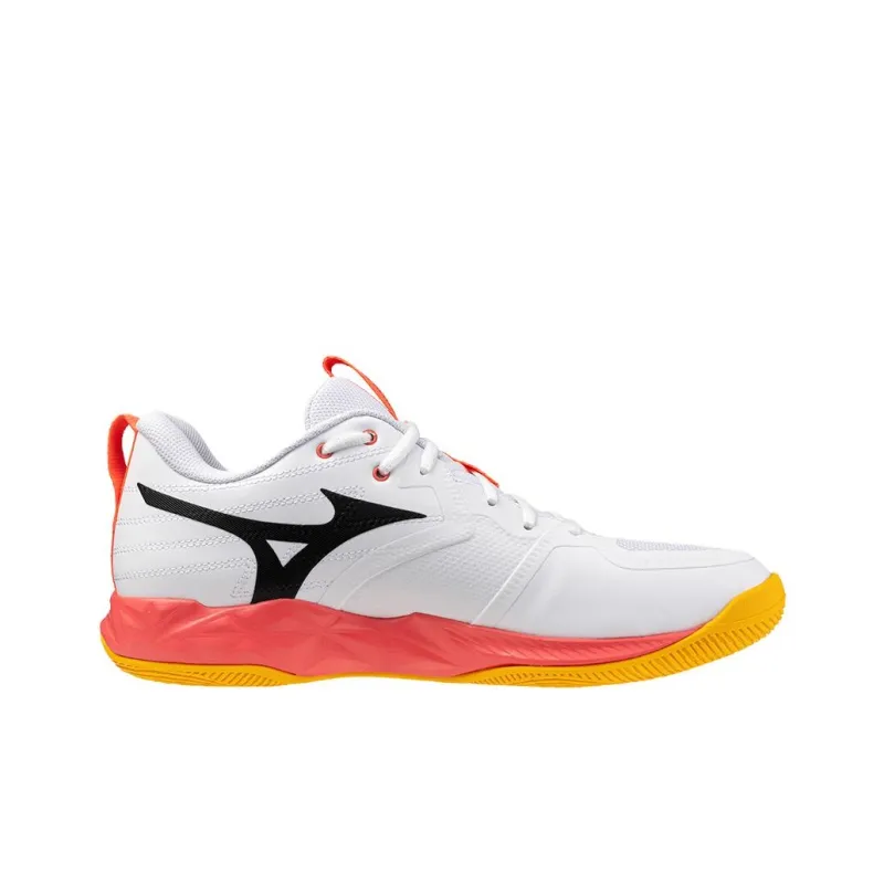 Mizuno Slip Resistant And Breathable Low Top Training Shoes Unisex White-1