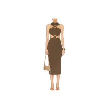 CULT GAIA Sleeveless Dress Women's Brown