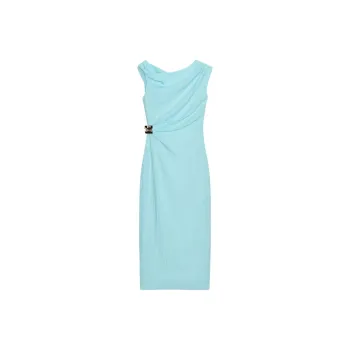ZARA Sleeveless Dresses Women's Turquoise