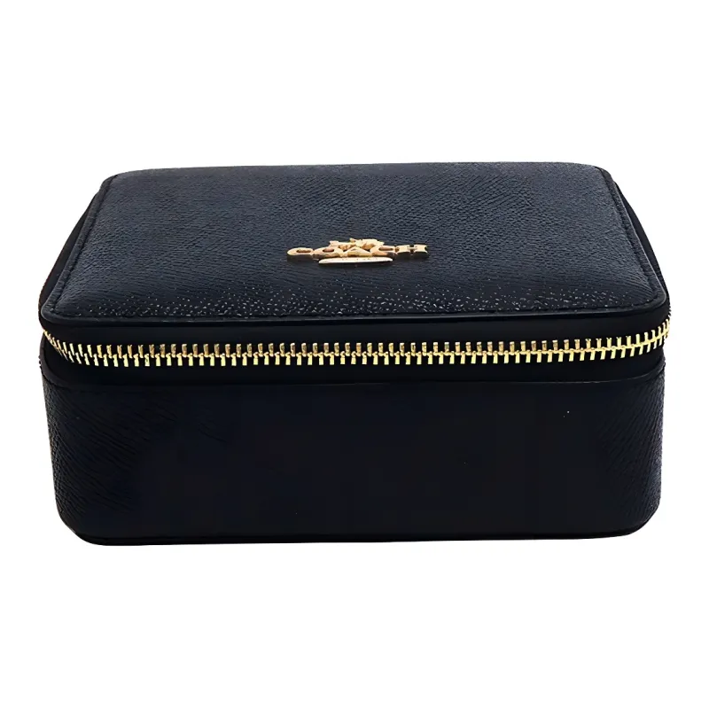 COACH Jewelry Box Storage Boxes Black-4
