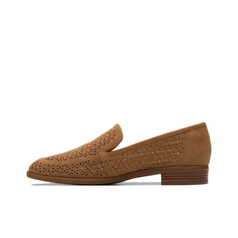 Clarks Trish Cove Casual Single Shoes 2.5cm Women's Dark Sand-0