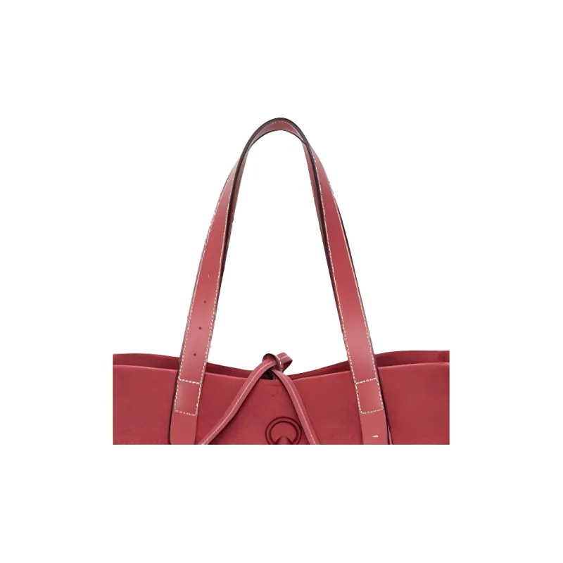 JW Anderson Polyester Tote Bag, Shopping Bag, Handbag Women's Light Red-4