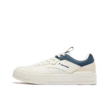 361° Lightweight And Breathable Low Top Skateboard Shoes Men's White Blue