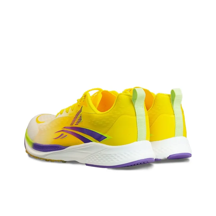 Volanti Abrasion Resistant Shock Absorbers Slip Resistant Rebound Balance Low Top Casual Running Shoes Unisex Yellow-4