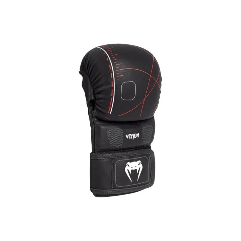 VENUM Boxing Gloves Neoprene Lining Competition Unisex Black/Flame Red-3