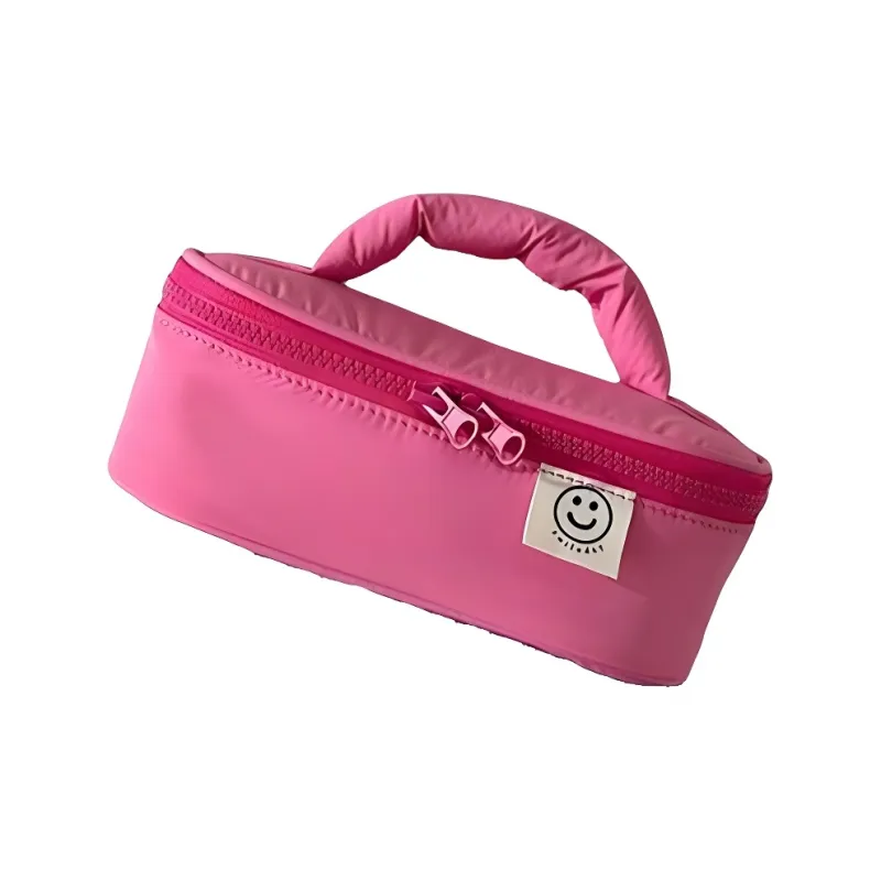 ALOENEY Polyester Portable Travel Storage Bag Women's Rose Red/Lake Blue/Taro Purple/Yellow Green-3