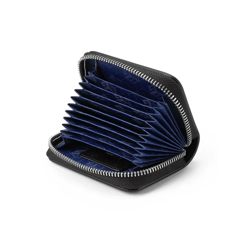 GOLDLION PVC Card Holder Card Holder Men's Black-3