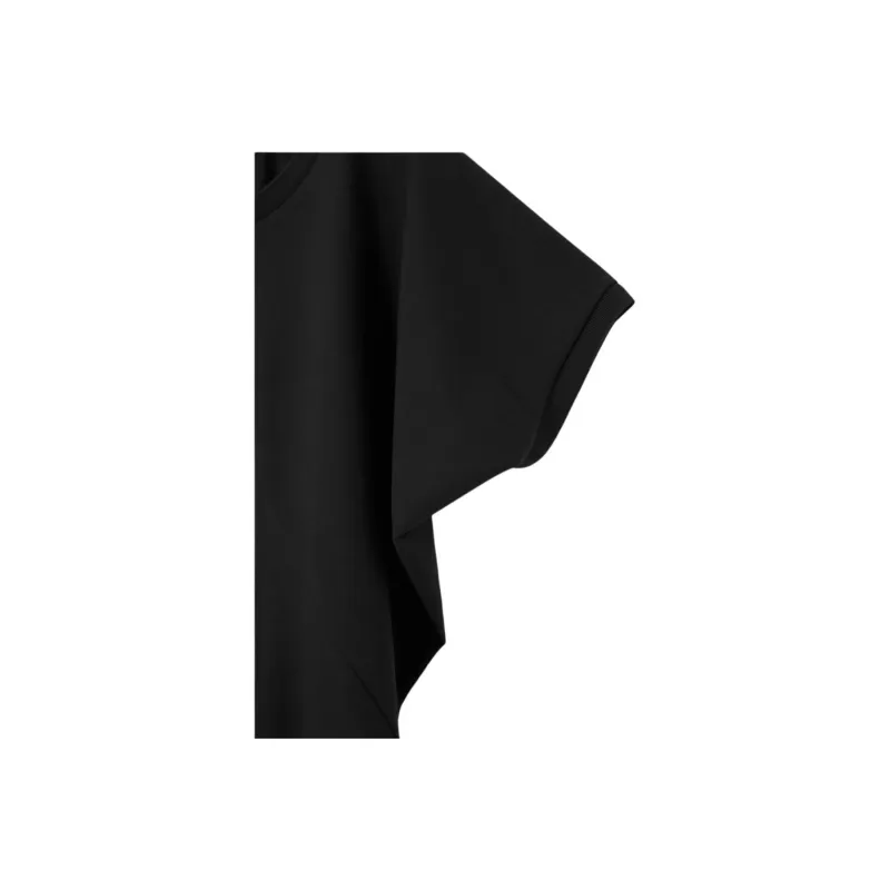 COS Batwing Sleeve T Shirt Women's Navy Blue-3