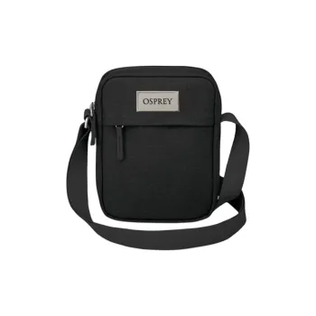 OSPREY Polyester Crossbody Bag, Shoulder Bag Small Size Unisex Black
