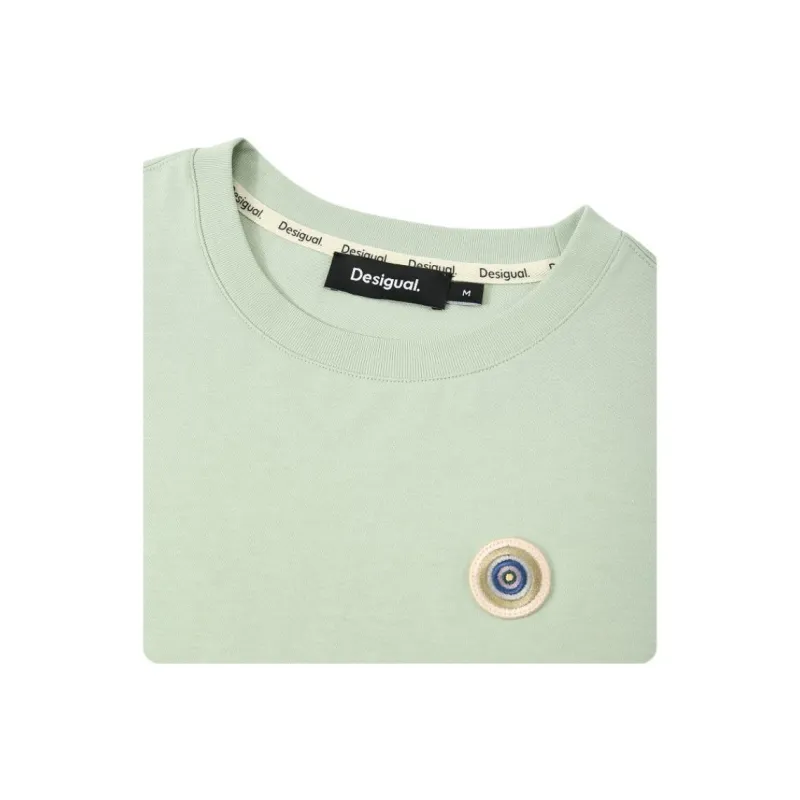 Desigual T Shirts Women's Sage Green-5