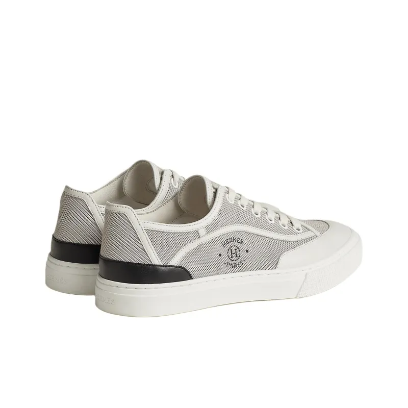 HERMES Paris Low Top Stylish Skateboarding Shoes Women's Gray-2