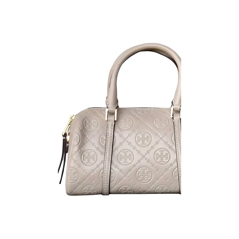 TORY BURCH T Monogram Leather Shoulder Bag, Crossbody Bag, Handbag Small Size Women's Brown-2
