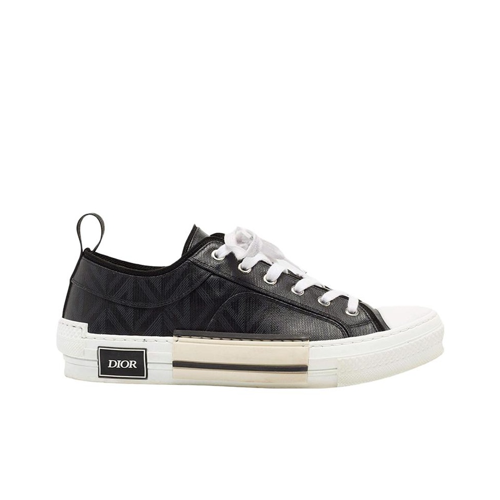 DIOR B23 Low Top Black Cd Diamond - POIZON