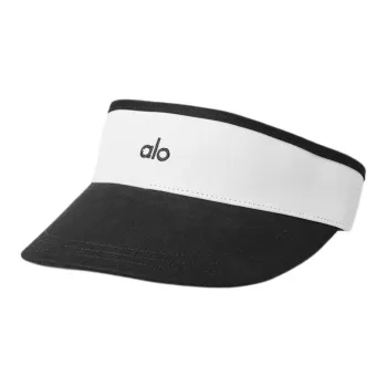 Alo Yoga Cotton Sun Protection Hats Unisex Black/White