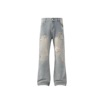 UNDERGARDEN Jeans Unisex Yellow Mud[Bootcut Ripped]