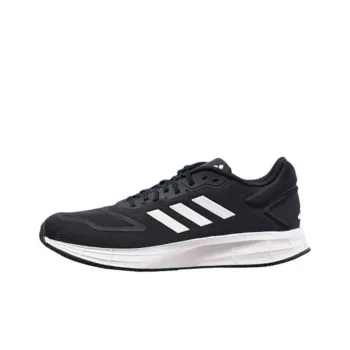 Adidas Duramo 10 Abrasion Resistant Rebound Low Top Casual Running Shoes Men's Black White