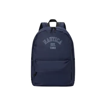 NAUTICA Nylon Fabric Backpack Regular Unisex Multicolor