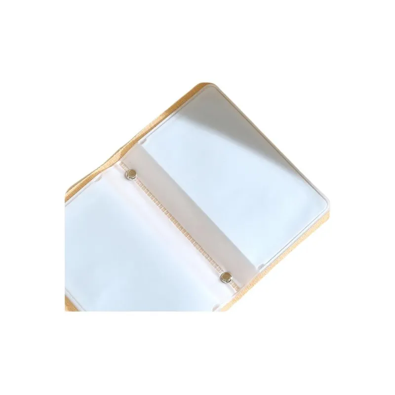 OUZIHUANG PU Card Holder Regular Unisex Continuous Good Luck/Small Daisy/White Rose/Pink And White Flowers/Tulip-4