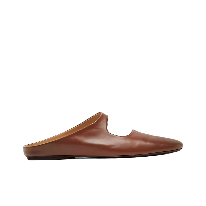 Marsèll Rubber Sole Slip Resistant Closed Toe Slippers Women's Brown-1