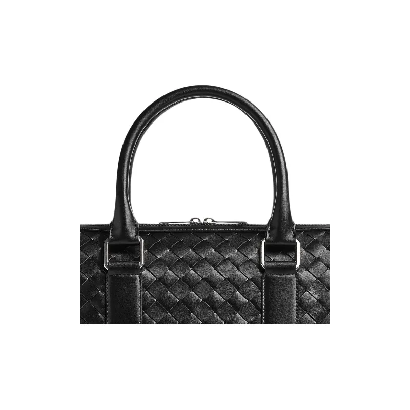 Bottega Veneta Slim Intrecciato Briefcase-4