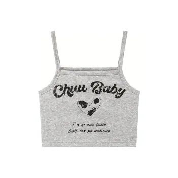 CHUU Tank Tops Women's Medium Heather Gray