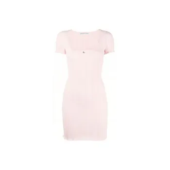 Alexander Wang Short Sleeved Dresses Women's Pink
