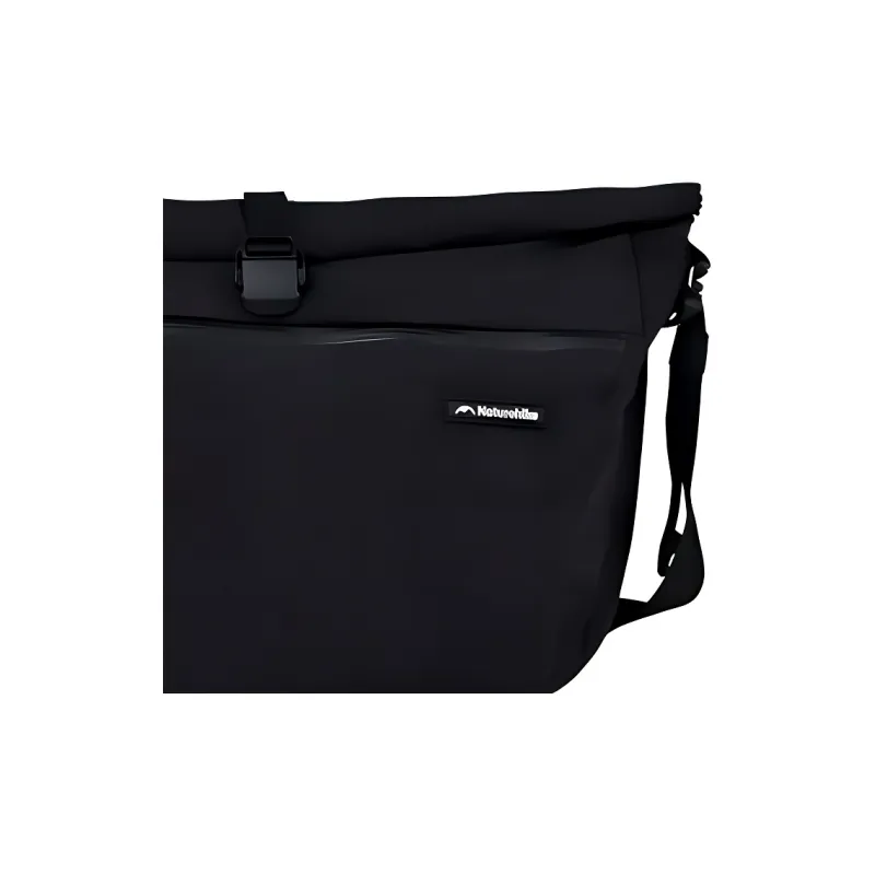 NATUREHIKE 15L Tote Bag, Shopping Bag, Portable Crossbody, One Shoulder, Outdoor Bag Nylon Black Unisex-4