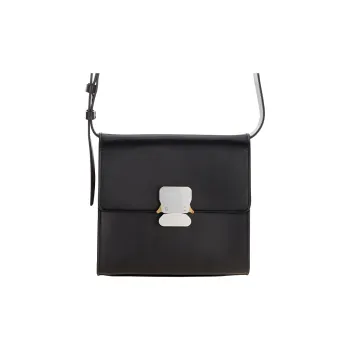 1017 ALYX 9SM Leather Crossbody Bag, Shoulder Bag Women's Black