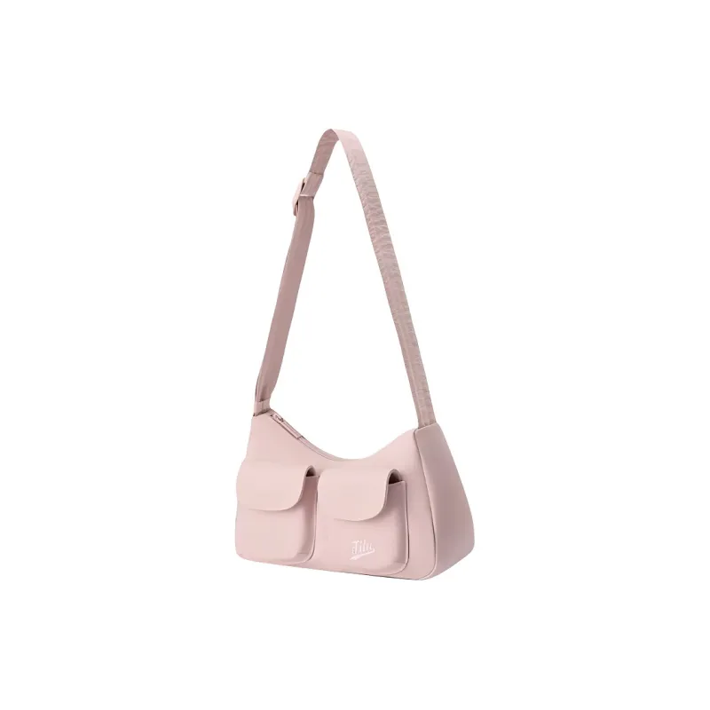 FILA FUSION Fabric Shoulder Bag XS Women's Light Pink-1