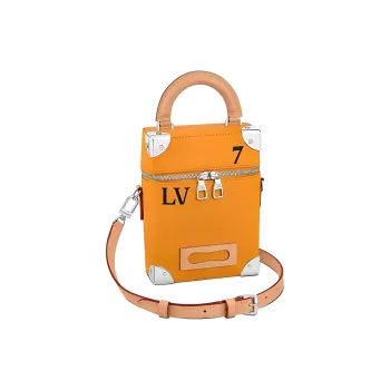 LOUIS VUITTON Vertical Box Trunk Saffron Yellow