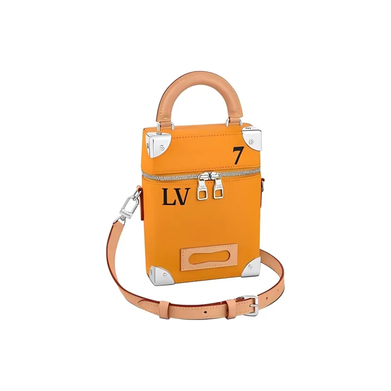 LOUIS VUITTON Vertical Box Trunk Saffron Yellow-0