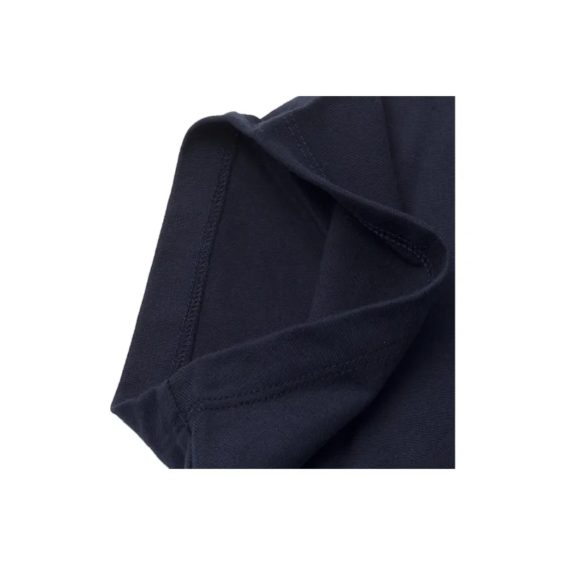 Adidas Originals DIRECTIONALBIG TREFOIL Drop Shoulder Sleeve T Shirt Women's Marine Blue-3