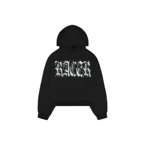 RACER WORLDWIDE 블랙 남녀공용 맨투맨