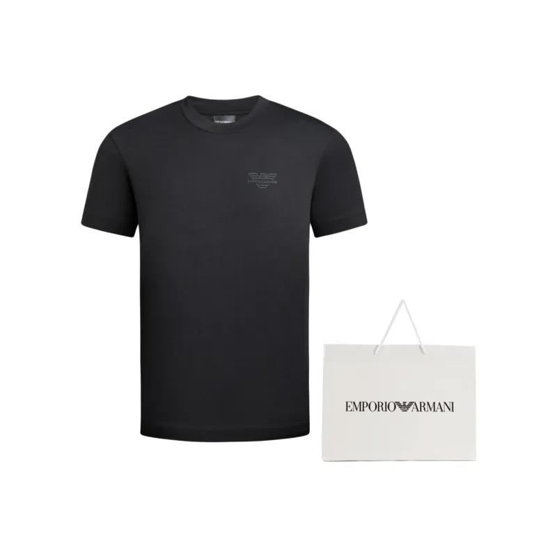 EMPORIO ARMANI SS24 T Shirt Men's Black-6
