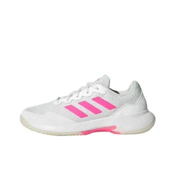 Adidas GAMECOURT 2 Low Top Tennis Shoes Women's White Clear Pink Black